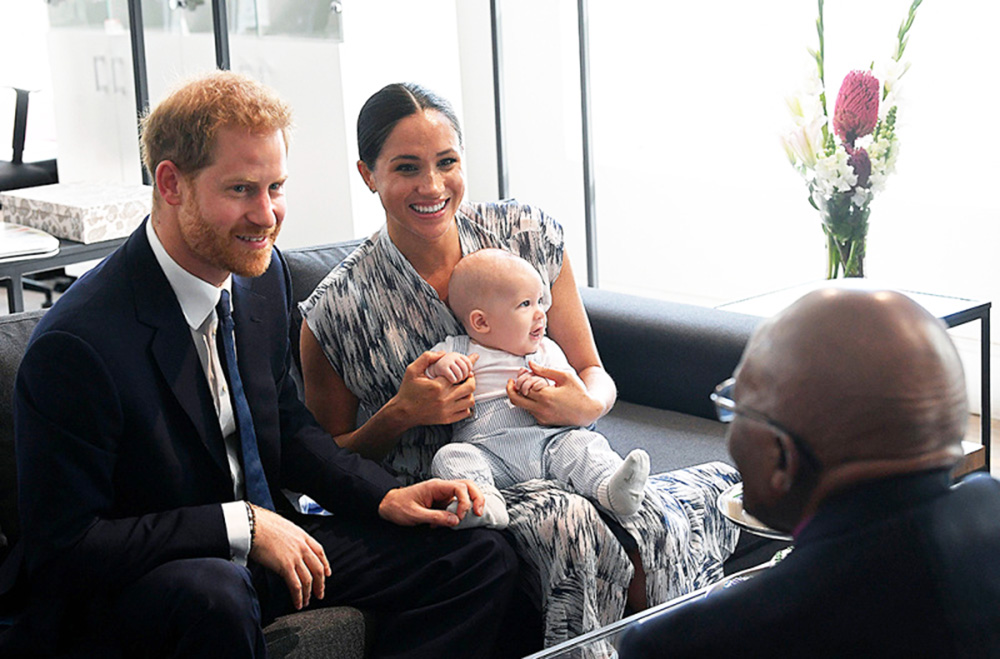 Archie Harrison Mountbatten Windsor meghan markle prince harry Africa visit