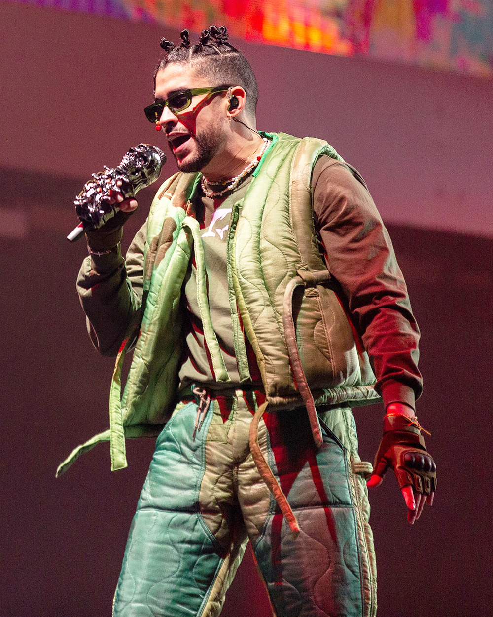 Bad Bunny in concert at Allstate Arena in Rosemont, Illinois - 10 Mar 2022