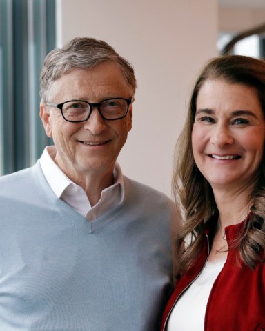 Bill and Melinda Gates pose for a photo in Kirkland, Wash. From their perch as the "unofficial deans" of big-ticket philanthropy, it's business as usual for the Gates amid questions about whether altruism by the wealthy is a force for good. They are speaking out as their annual letter reviewing their work and vision is released. This year's note focused on 2018's surprises in the areas where the Bill and Melinda Gates Foundation are involved, including global health and development and U.S. education and poverty
Bill Gates Philanthropy Criticism, Kirkland, USA - 31 Jan 2019