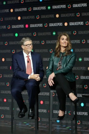 Bill Gates and Melinda Gates
GoalKeepers event, New York, USA - 26 Sep 2018