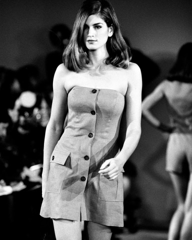 Model Cindy Crawford Michael Kors Spring 1991 Sportswear Collection Fashion Show, New York - 31 Oct 1990
