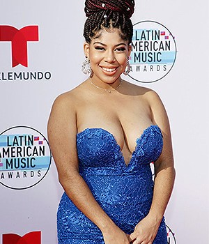 2019 LATIN AMERICAN MUSIC AWARDS -- "Red Carpet" -- Pictured: Jeidimar Rijos at the Dolby Theatre in Hollywood, CA on October 17, 2019 -- (Photo by: Jesse Grant/Telemundo)