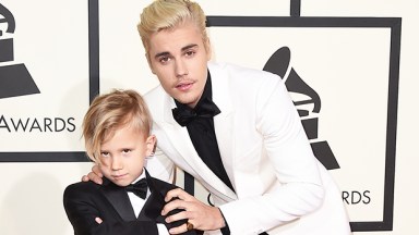 Justin Bieber & brother Jaxon