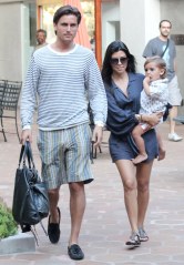 Kourtney Kardashian, Scott Disick, Mason
Kourtney Kardashian and family out and about in Los Angeles, America - 14 Aug 2011