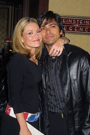 Kelly Ripa and husband Mark Consuelos at the Manhattan nightclub debut of Susan Lucci and the opening of the fall season at Feinstein's At The Regency in New York City on October 2, 2001.Manhattan, New YorkPhoto® Matt Baron/BEI'The Late Show with David Letterman' TV show, New York, USA - 11 Oct 2001beimb100201_038