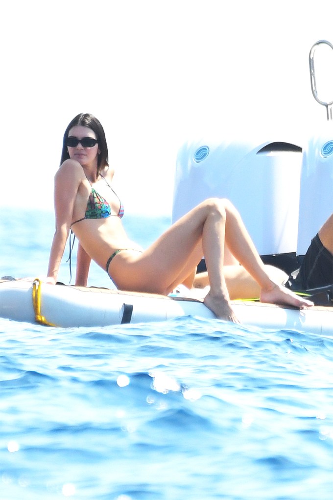 Kendall Jenner On A Yacht In Italy
