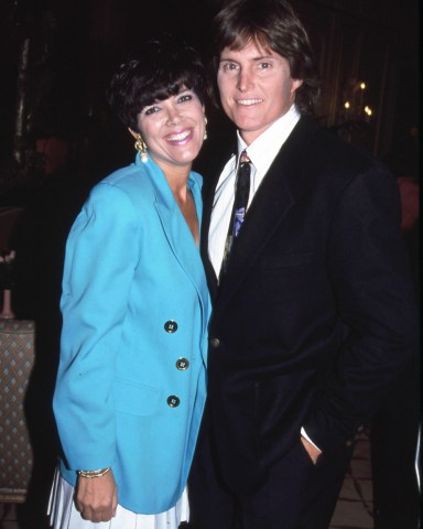 Bruce Jenner and his wife Kris Jenner
Beverly Hills Tennis Open Press Conference
April 17, 1991 - Beverly Hills, Ca
Bruce Jenner.
Beverly Hills Tennis Open press conference.
Photo by: A. Berliner®Berliner Studio/BEImages