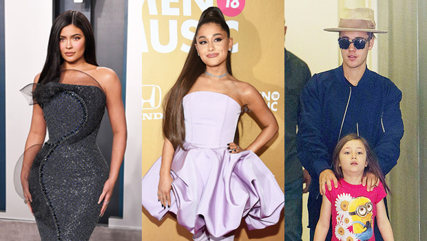 kylie jenner, ariana grande, justin bieber, jazmyn bieber