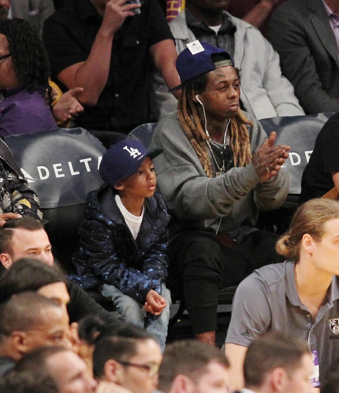 Lil Wayne With Son Kameron