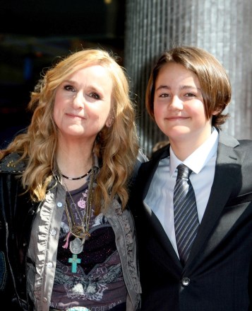 Melissa Etheridge (2L) with daughter Bailey, son Beckett and mother Edna Melissa Etheridge are awarded stars on the Hollywood Walk of Fame, Los Angeles, USA - September 27, 2011.