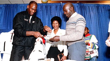 Michael Jordan & his parents