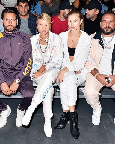 Scott Disick, Sofia Richie, guestsKith Sport show, Front Row, Spring Summer 2018, New York Fashion Week, USA - 07 Sep 2017