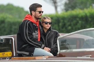 Sofia Richie and Scott Disick are seen during a visit at a glass factory in Venice, Italy. Pictured: Sofia Richie and Scott Disick,Sofia RichieScott DisickRef: SPL1604942 181017 NON-EXCLUSIVEPicture by: SplashNews.comSplash News and PicturesLos Angeles: 310-821-2666New York: 212-619-2666London: 0207 644 7656Milan: 02 4399 8577photodesk@splashnews.comWorld Rights, No France Rights, No Switzerland Rights