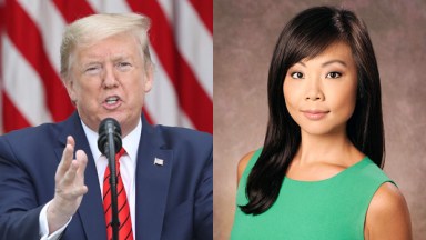 Donald Trump and Weija Jiang