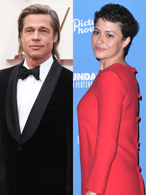 Brad Pitt and Alia Shawkat