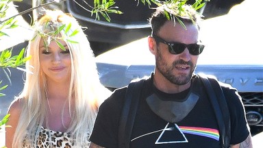 Brian Austin Green & Courtney Stodden out for lunch
