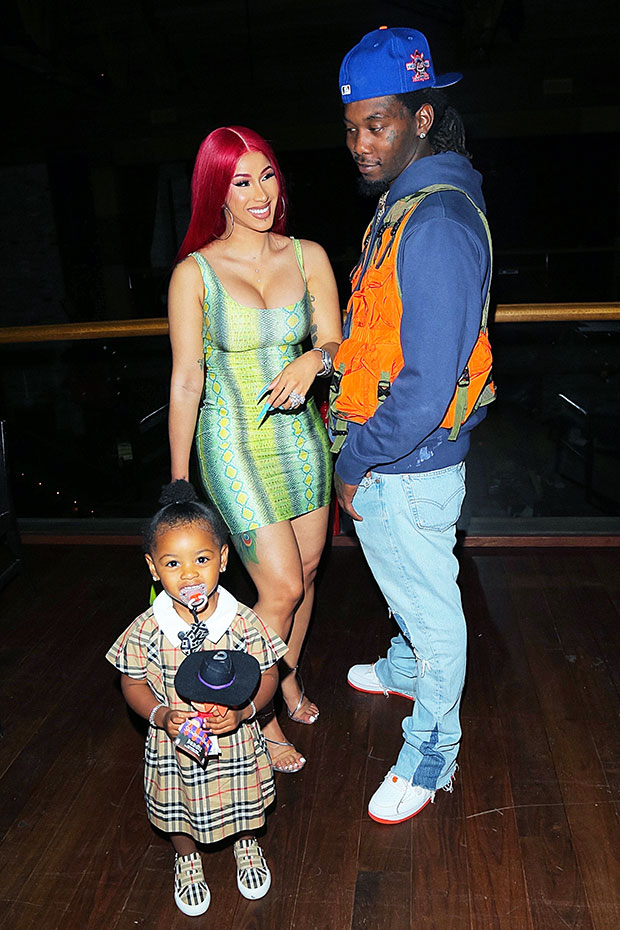 Cardi B, Offset & daughter Kulture on Father's Day 2020