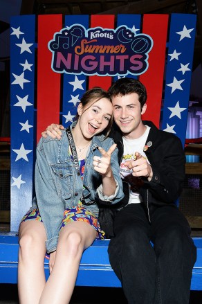 Lydia Night and Dylan MinnetteKnott's Summer Nights astatine  Knott's Berry Farm, California, USA - 29 Jun 2019