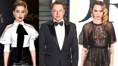 Elon Musk, Amber Heard, Cara Delevingne
