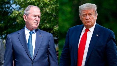 George W. Bush and Donald Trump