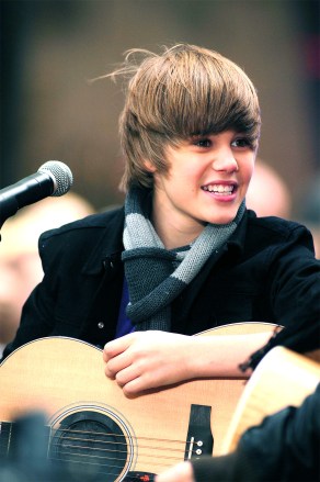 Justin Bieber USA New YorkJustin Bieber joue sur Today Show Concert Series 2009