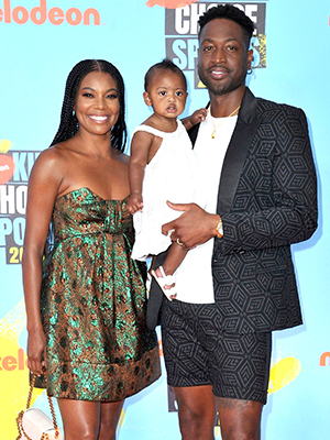 Gabrielle Union, Dwyane Wade, Kaavia Wade
