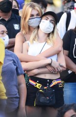 Kaia Gerber and Cara Delevingne get a bit close as they attend a Black Lives Matter protest outside of District Attorney Jackie Lacey's office on the 7th anniversary of the Black Lives Matter Protest in Los Angeles, California USA

Pictured: Kaia Gerber,Cara Delevingne
Ref: SPL5177187 150720 NON-EXCLUSIVE
Picture by: London Entertainment / SplashNews.com

Splash News and Pictures
USA: +1 310-525-5808
London: +44 (0)20 8126 1009
Berlin: +49 175 3764 166
photodesk@splashnews.com

World Rights