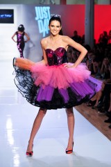 Kendall Jenner walks the runway at the Just Dance 4 show during Fashion Week on Tuesday Sept. 11, 2012, in New York. (Photo by Charles Sykes/Invision for Ubisoft/AP Images)