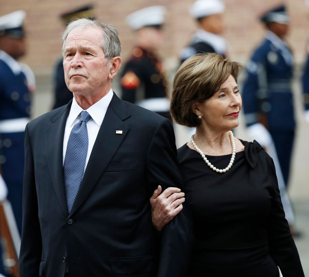 George and Laura Bush