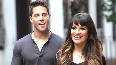 Lea Michele and Dean Geyer