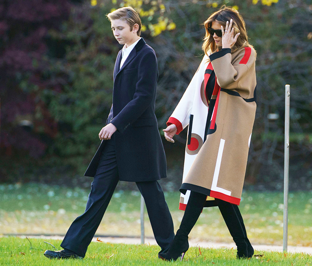 Melania Trump Barron Trump