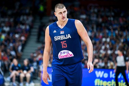 Nikola Jokic of Serbia reacts
Serbia v Lithuania, basketball, Belgrade Arena, Serbia - 10 Aug 2019
