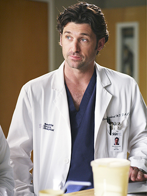 Patrick Dempsey in 'Grey's Anatomy'