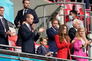 Britain's Prince William applauds before the start of the Euro 2020 soccer championship round of 16 match between England and Germany at Wembley stadium in London
England Germany Euro 2020 Soccer, London, United Kingdom - 29 Jun 2021