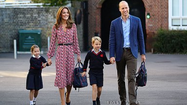 Princess Charlotte, Kate Middleton, Prince George, Prince William