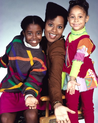 Editorial use only. No book cover usage. Mandatory Credit: Photo by Nbc-Tv/Kobal/Shutterstock (5886082ad) Keshia Knight Pulliam, Tempsett Bledsoe, Raven-Symone The Cosby Show - 1984-1992 NBC-TV USA TV Portrait Tv Classics