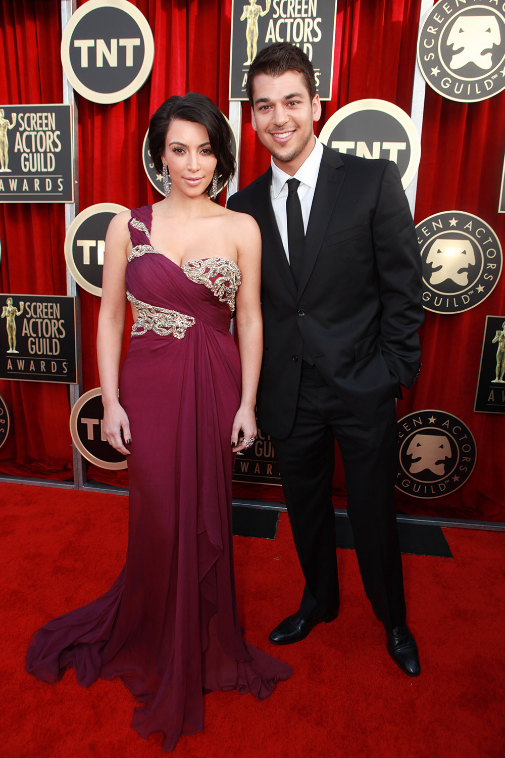 rob kim kardashian Arrivals for 17th Annual Screen Actors Guild Awards