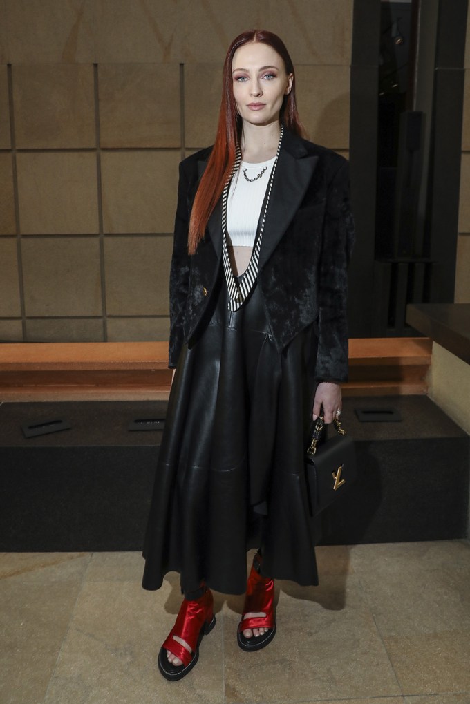 Sophie Turner At Paris Fashion Week