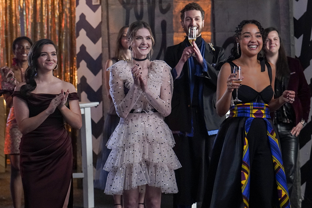 THE BOLD TYPE - "I Expect You to Have Adventures" - The future looks bright for the women of The Bold Type. The series finale of "The Bold Type" airs Wednesday, June 30 at 10 p.m. ET/PT on Freeform. (Freeform/Jonathan Wenk)
KATIE STEVENS, MEGHANN FAHY, AISHA DEE