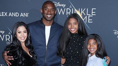 Kobe Bryant, Vanessa Bryant, Gianna Bryant and Natalia Bryant