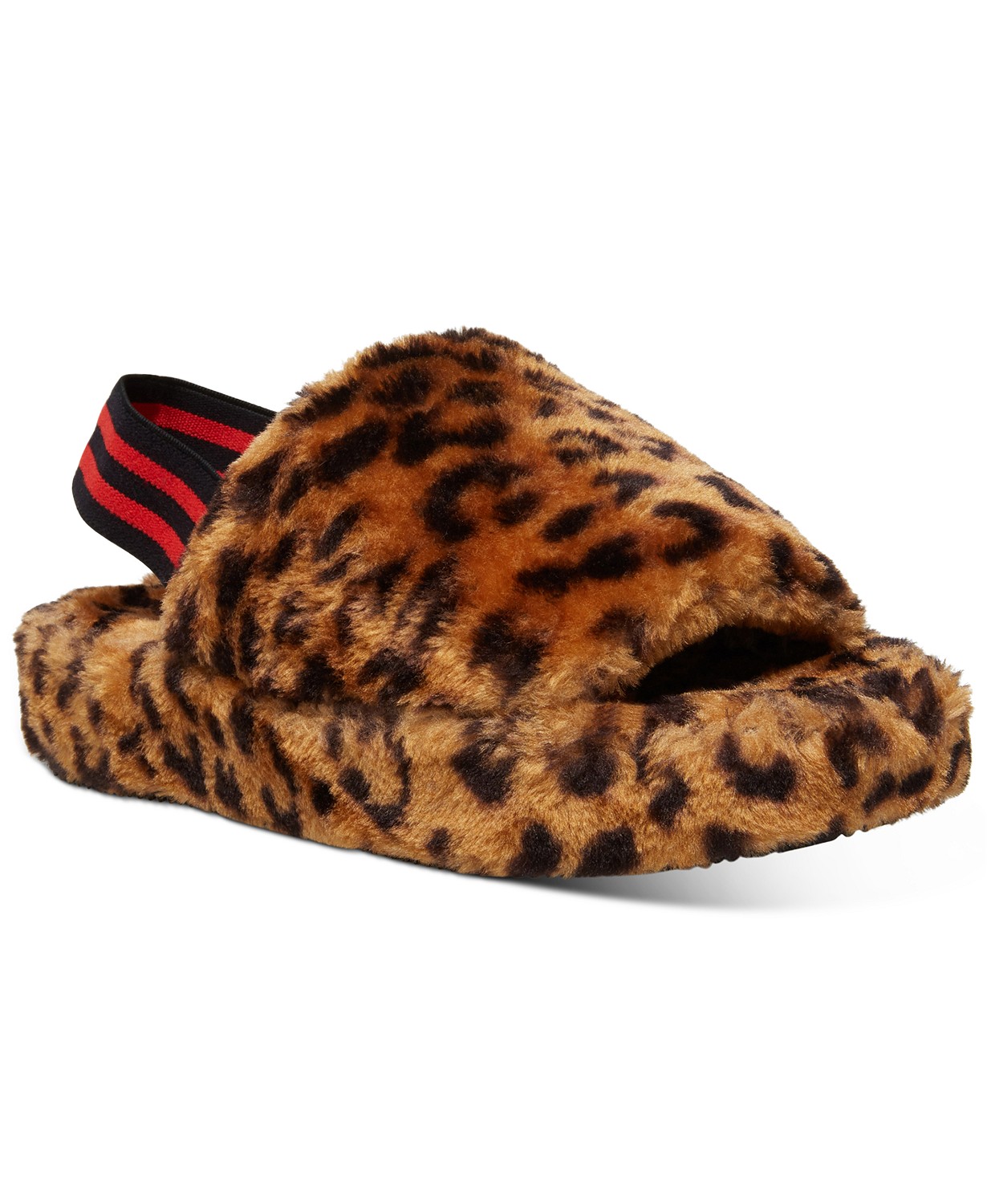 leopard slippers