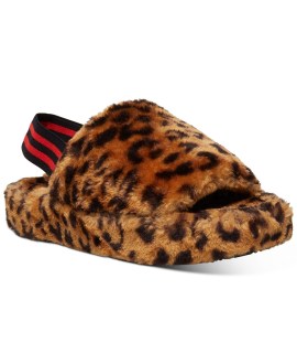 leopard slippers