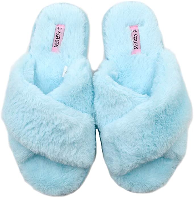 fluffy slippers