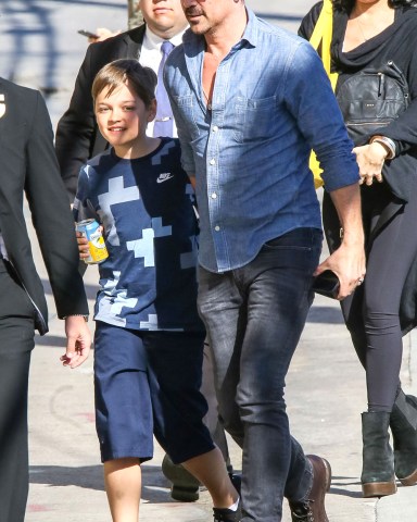Colin Farrell and his son Henry Farrell
'Jimmy Kimmel Live' TV Show, Los Angeles, USA - 28 Mar 2019