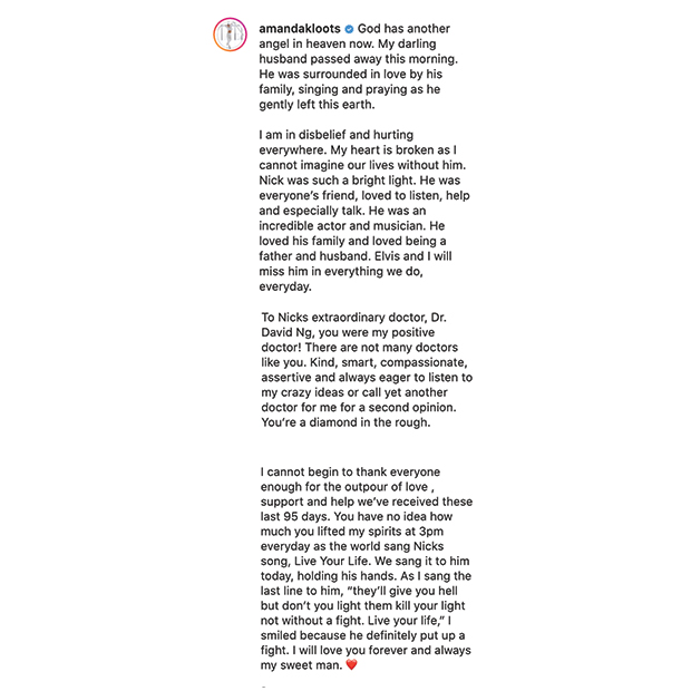 Amanda Kloots' Instagram