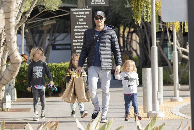 Brian Austin Green with his kids 