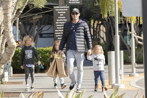 Brian Austin Green With Kids While Ex Megan Fox Films With ...