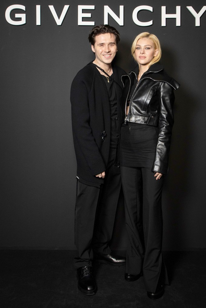 Brooklyn Beckham & Nicola Peltz At A Givenchy Show
