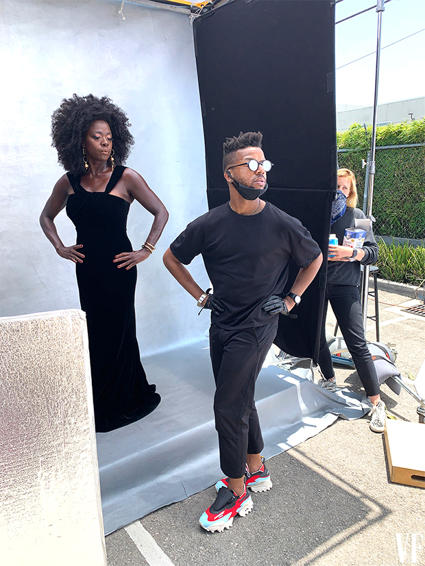 Dario Calmese & Viola Davis for 'Vanity Fair'