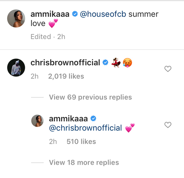 Chris Brown, Ammika Harris